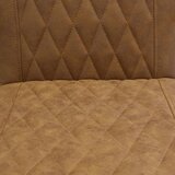 MID.YOU SET NASLANJAČEV, kovina, tekstil barve konjaka | Shoptok.si