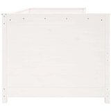  Dnevna postelja bela 80x200 cm trdna borovina, (21157790) | Shoptok.si