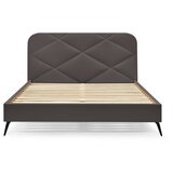 Bobochic Paris Tamno sivi tapecirani bračni krevet s podnicom 160x200 cm Prune – | shoptok.hr