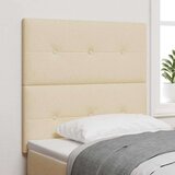  LED glava kreveta S LED lampica Krema 90 cm Poliester | shoptok.hr
