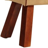  Gimnastička klupa smeđa 58 cm prava koža i masivno drvo manga | shoptok.hr