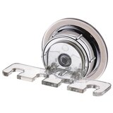 Ridder 12102200 VAKUMSKI DRŽAČ ČETKICA 4/1 HROM PVC