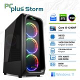 PCPLUS Storm i5-12400F 16GB 1TB NVMe SSD GeForce RTX 4060 Ti DDR6 8GB RGB Windows 11 Home gaming namizni računalnik, (20828831) Cene