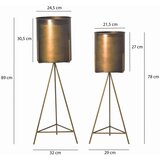 Livetastic Set Dekorativnih Vaz Goldie, 2 Kos | Shoptok.si