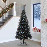  Božićno drvce Crna 240 cm PVC | shoptok.hr