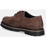 Birkenstock Cipele od nubuk kože Highwood Lace Low boja: smeđa, 1028093 | shoptok.hr