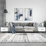 vidaXL Stolići za kavu 2 kom sjajni bijeli 50x50x40 konstruirano drvo | shoptok.hr