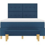  s opruga kutije s uzglavljem Plava 200 x 160 cm tkanina | shoptok.hr