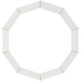 vidaXL Kavez za zečeve sa 10 panela 54x100 cm od pocinčanog željeza | shoptok.hr