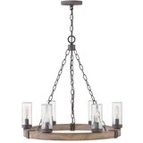 Elstead Lighting hinkley HK-SAWYER6-SQ - luster na lancu sawyer 6xE14/40W/230V braon Cene