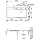 Franke SUDOPER MTG 611 Crna desni, (114.0476.996) | shoptok.hr