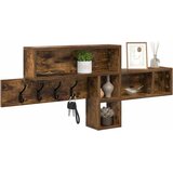 Vješalica za kapute na zidu Dimljeni hrast 100 x 12 x 43,5 cm | shoptok.hr
