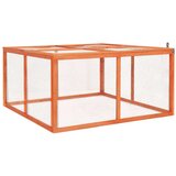 vidaXL Zajčnik 124x120x60 cm trden les jelke | Shoptok.si
