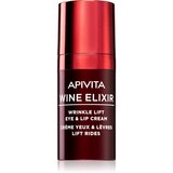 Apivita Wine Elixir Santorini Vine anti-age krema za područje oko očiju i usana s lifting učinkom 15 ml | shoptok.hr
