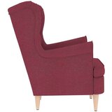  Fotelj Wine Red 74x84x100 cm Tkanina, (21749740) | Shoptok.si