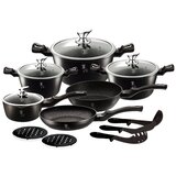 Berlinger Haus BH/1474N set jedilne posode color changing line, 15 kosov, črna Cene