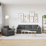  Set sofe 2 pcs Tamno siva 228 x 78 x 80 cm Baršun | Eponuda.com
