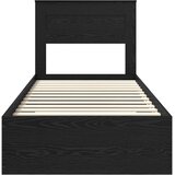  Krevetna konstrukcija Crni hrast 100 x 200 cm Konstruirano drvo | Eponuda.com