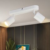 Nettlife 2-točkovna črna stropna svetilka za hodnik GU10 moderna vrtljiva stenska svetilka za dnevno sobo, kuhinjo, spalnico, jedilnico, (22116721) | Shoptok.si