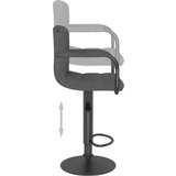  Barski stolčki 2 kosa temno siv žamet, (20624507) | Shoptok.si