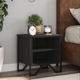 vidaXL Noćni ormarići 2 kom crni 40 x 30 x 40 cm od iverice | shoptok.hr