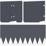 Ograda oko Travnjaka 10 pcs 103 x 20 cm metal Antracit | Eponuda.ba