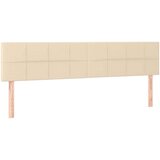  Krevet s oprugama i madracem krem 200 x 200 cm od tkanine | shoptok.hr