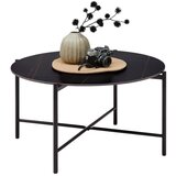 Mömax Klubska Miza Monza, Črna, Ø 80 Cm | Shoptok.si