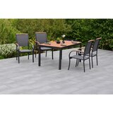 Gardenson VRTNA GARNITURA SIENA aluminij barve grafita, siva | Shoptok.si