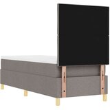 Box Postelja z vzmetnico z vzglavjem Taupe 80 x 200 cm blago, (5000127579) | Shoptok.si