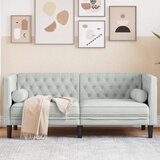 SOFA Svijetlo siva 174 x 74,5 x 70,5 cm Baršun | shoptok.hr