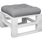  Jastuk za palete sivi 58 x 58 x 10 cm od tkanine | shoptok.hr