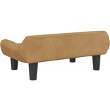 vidaXL Otroški kavč rjav 70x40x24 cm žamet | Shoptok.si