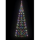  LED Božićno drvce s zemljanim klinovima Šareni 250 cm Željezo | shoptok.hr