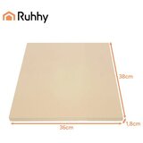 Ruhhy kamen za pizzu od kordierita 38 x 36 cm s bambusovom lopatom | shoptok.hr