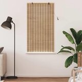 Rolo zavjesa Prirodna i smeđa 80 x 160 cm Bambus Slike