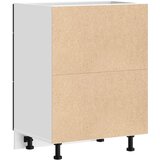  Kuhinjska baza ormarića s ladicama Crni hrast 60 x 46 x 81,5 cm | shoptok.hr