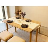 Hanah home vina mini 06 1005 oak cream set : sto, stolice i klupa | ePonuda.com
