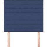  Posteljno vzglavje 2 kosa modro 80x5x78/88 cm blago, (20954376) | Shoptok.si