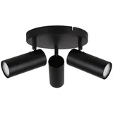 črna kovinska stropna svetilka colly - candellux lighting