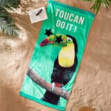 Catherine Lansfield Zeleni pamučan ručnik za plažu 76x160 cm Toucan Do It – | shoptok.hr