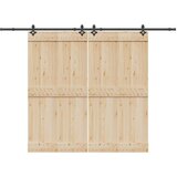 vidaXL Pribor za klizna vrata 152,5 cm čelični crni | shoptok.hr