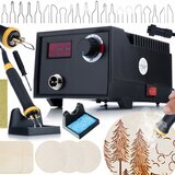 Rosfix 60W PIROGRAFSKA POSTAJA / LESNI GORILNIK Z ZASLONOM BLACK FENIX RBB60W + SPAJKALNA GOBICA ZA SPAJKALNE KONICE 50X35MM 1 KOS, (21746579) | Shoptok.si