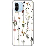  Silikonska maska za Xiaomi Redmi A1/A2 Flower Print Skin bela Cene