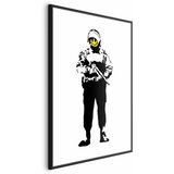  Plakat - Smiling Policeman 40x60 Crni okvir | shoptok.hr