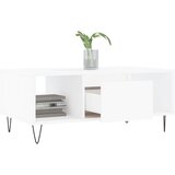  Stolić za kavu bijeli 90 x 50 x 36,5 cm od konstruiranog drva | shoptok.hr