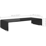  Stalak za TV/Monitor Staklo Crni 60x25x11 cm | shoptok.hr