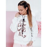 DStreet Bluza damska oversize z kapturem LOVEWILL szara Cene