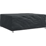 vidaXL Prevleka za zunanje pohištvo Črna 300 x 250 x 100 cm 420D | Shoptok.si