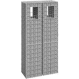 vidaXL Gabionska košara steber 2 kosa 40x40x180 cm železo Cene